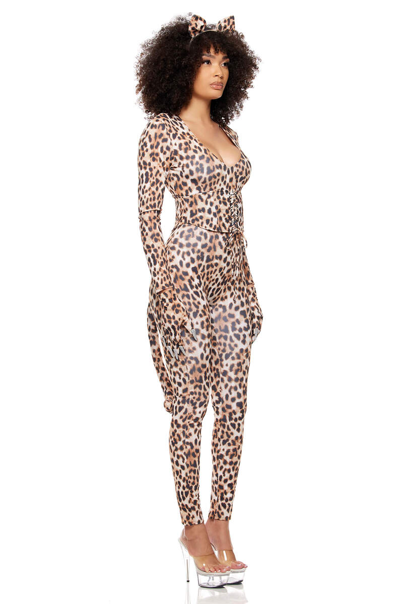Pounce and Purr Leopard Costume Side Alternate