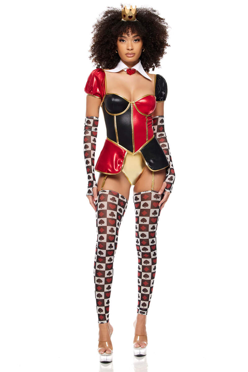 Royal Hearts Storybook Costume Red Front