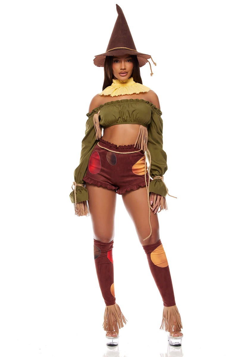 Straw For Brains Storybook Costume Front Posing
