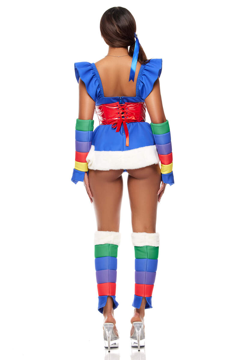 Follow The Rainbow Cartoon Character Costume Back