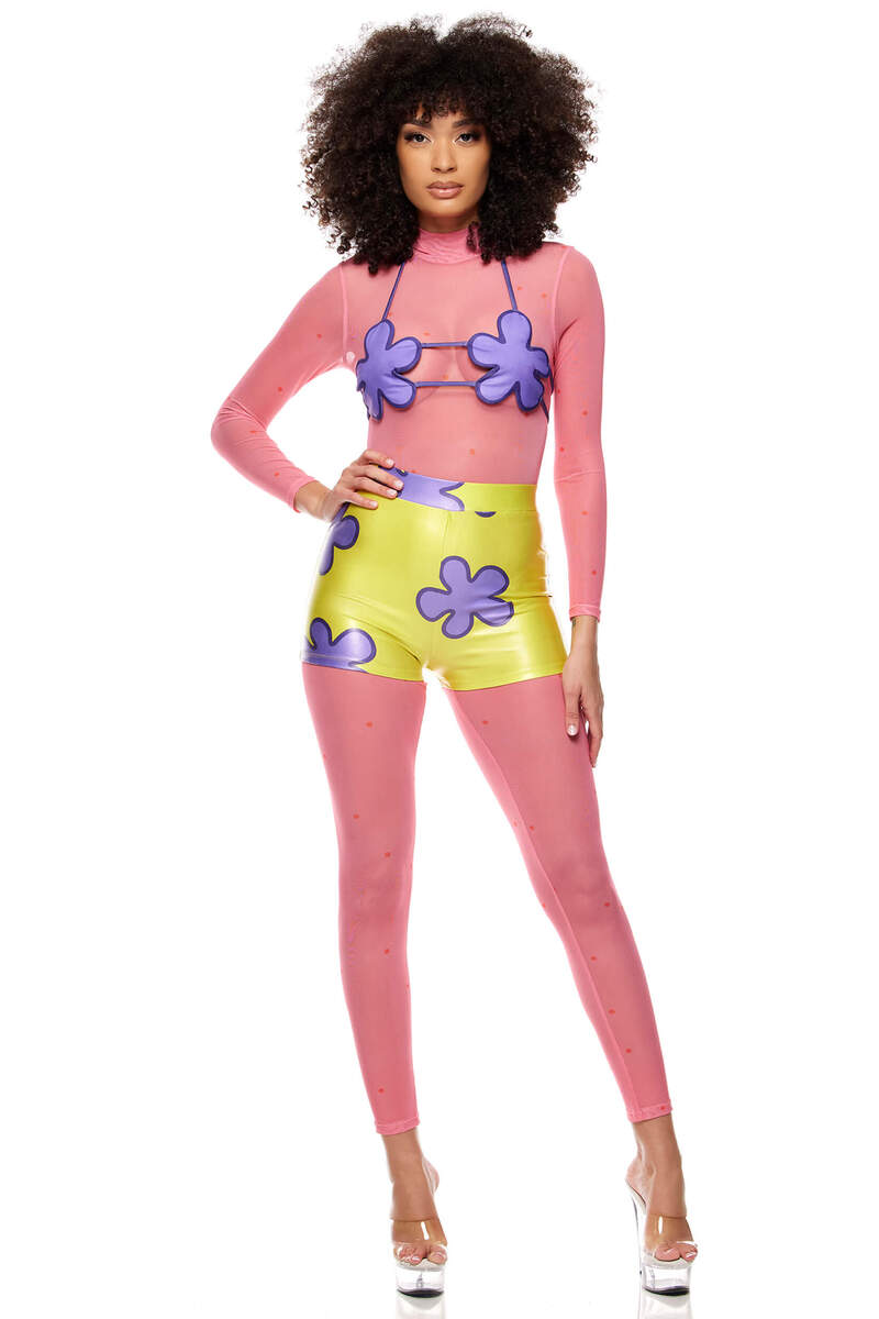 Bikini Bottom Cartoon Character Costume Front