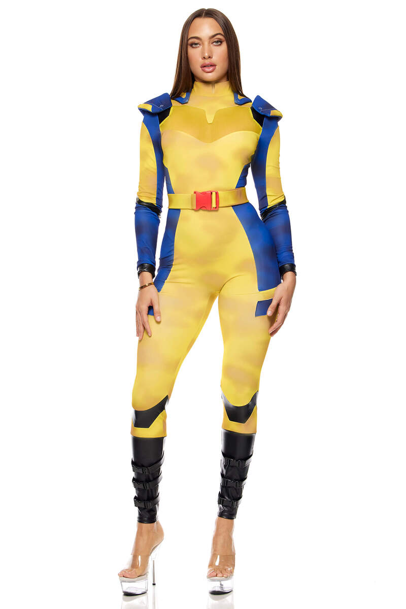 Claws Out Comic Book Character Costume Front