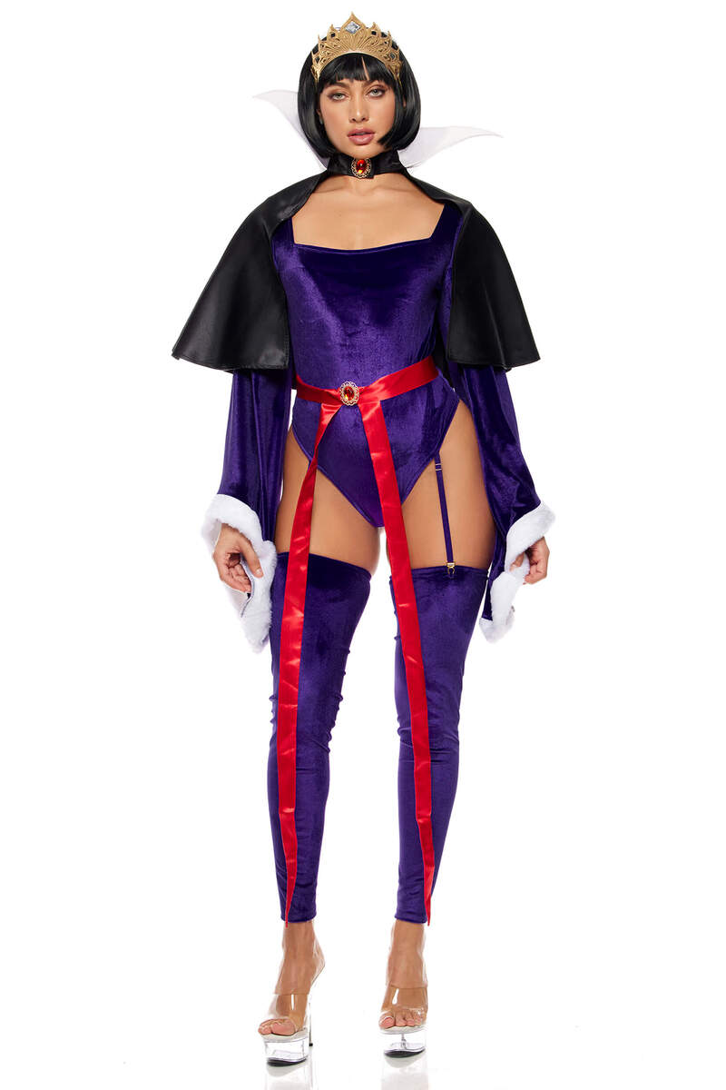 Fairest of All Storybook Costume Evil Queen Multicolor Front