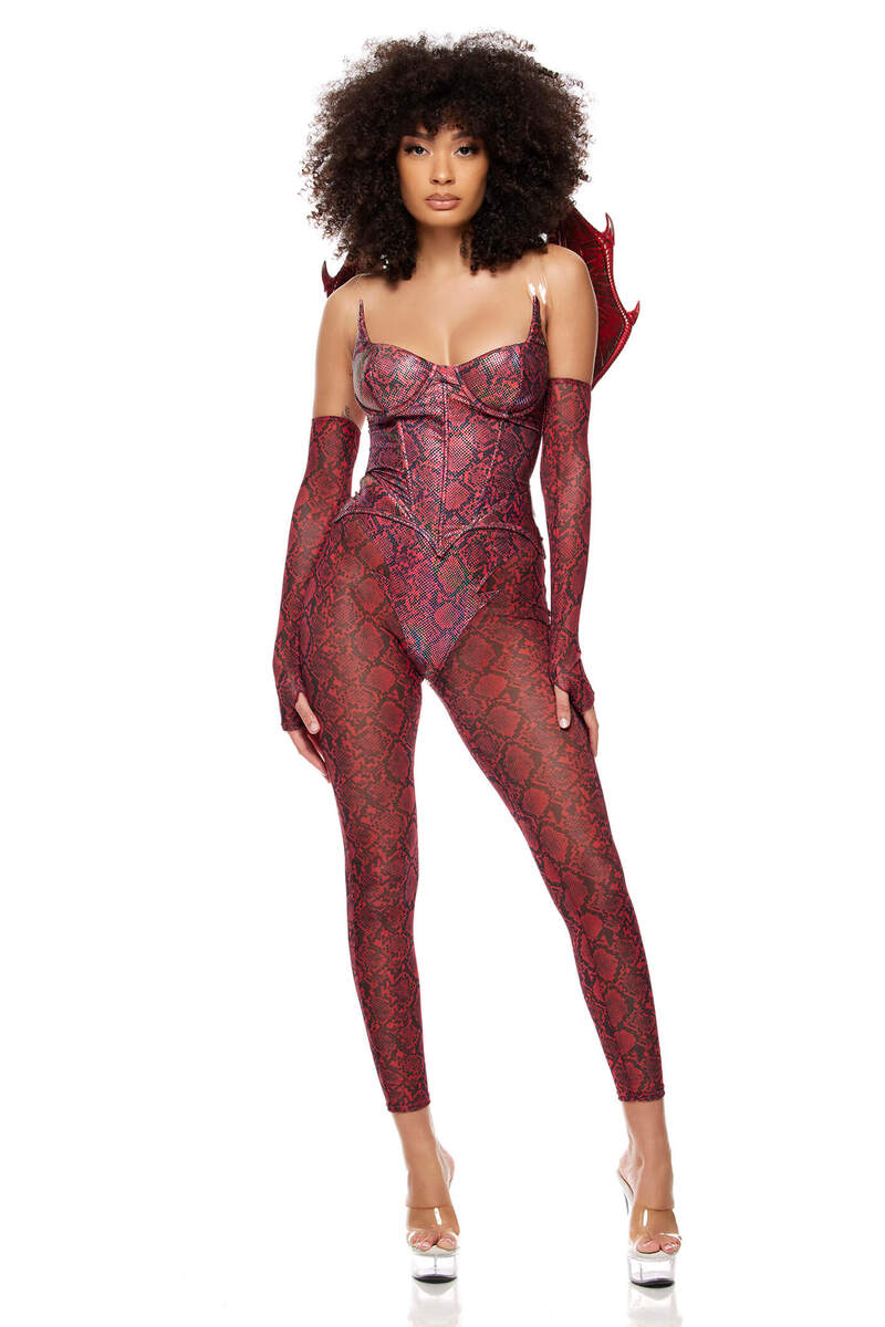 Slay Me Dragon Costume Maroon Front