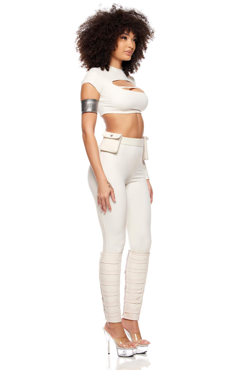 Galactic Senator Movie Character Costume Ivory Side
