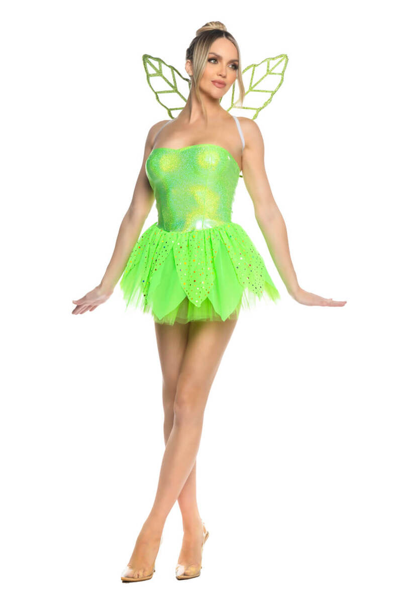 Happy Thoughts Pixie Costume Green Front