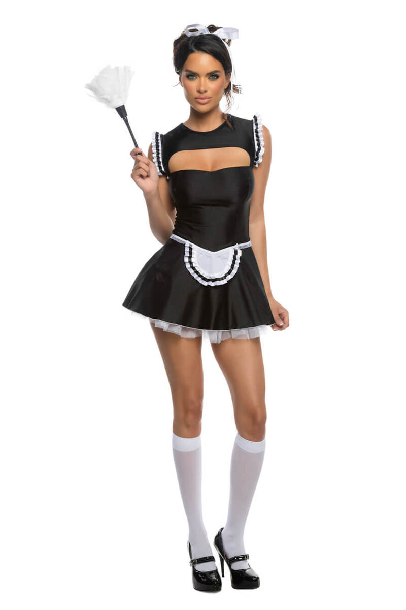 Maison Mistress Costume Black Front
