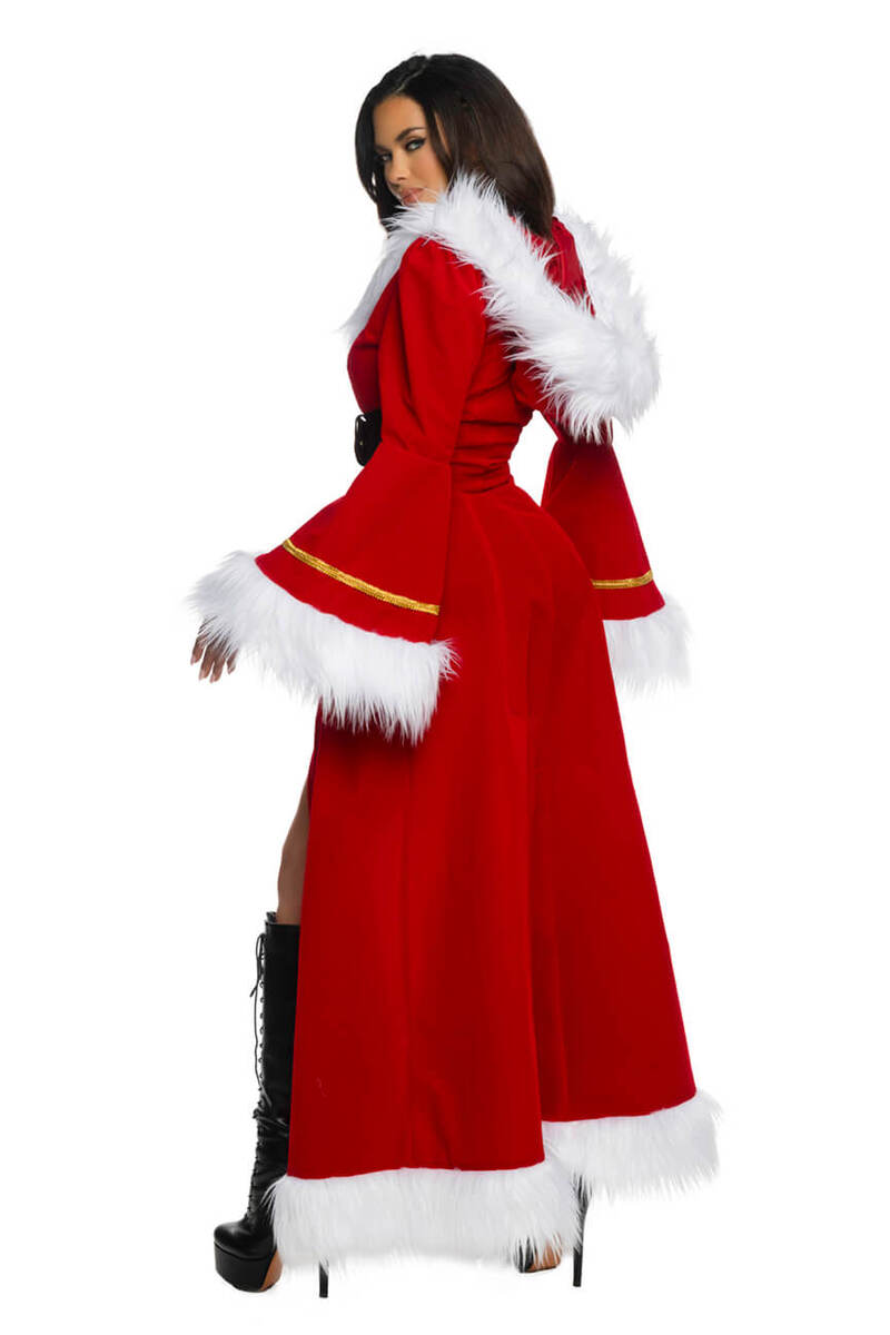 Holiday Mistress Costume Red Back