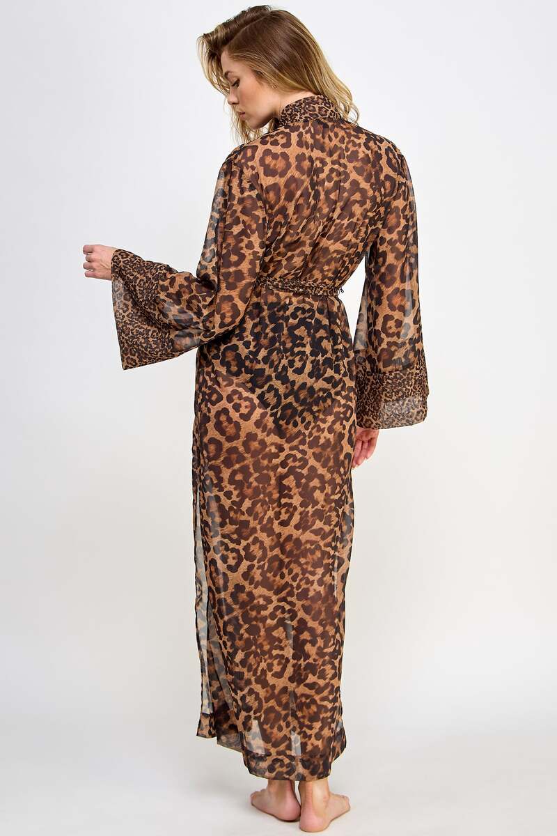 Juliana Robe Leopard Back