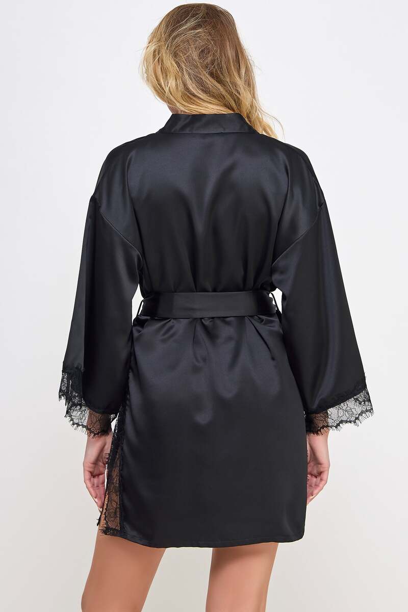 Gillian Robe Black Back