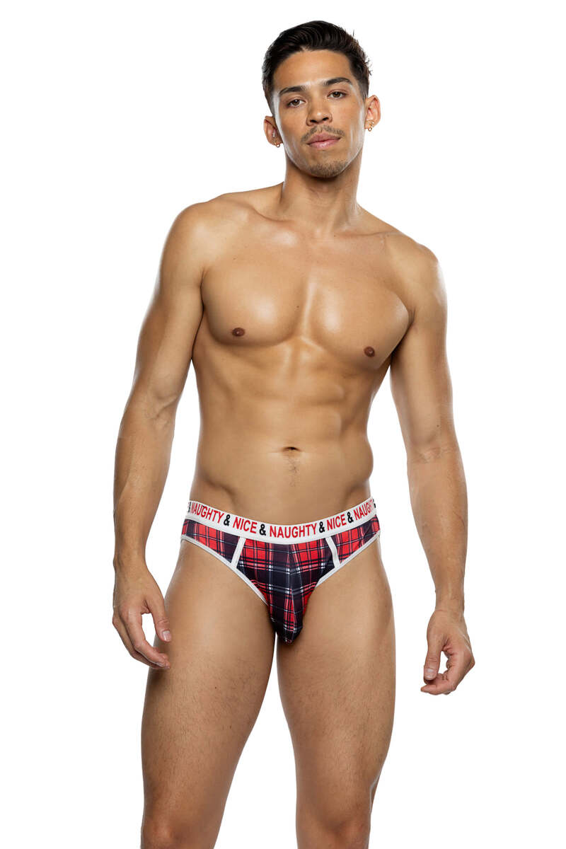 Naughty & Nice Briefs Black Front
