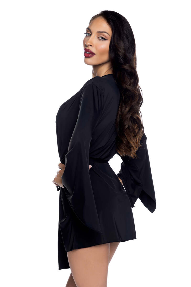Modal Robe Black Back