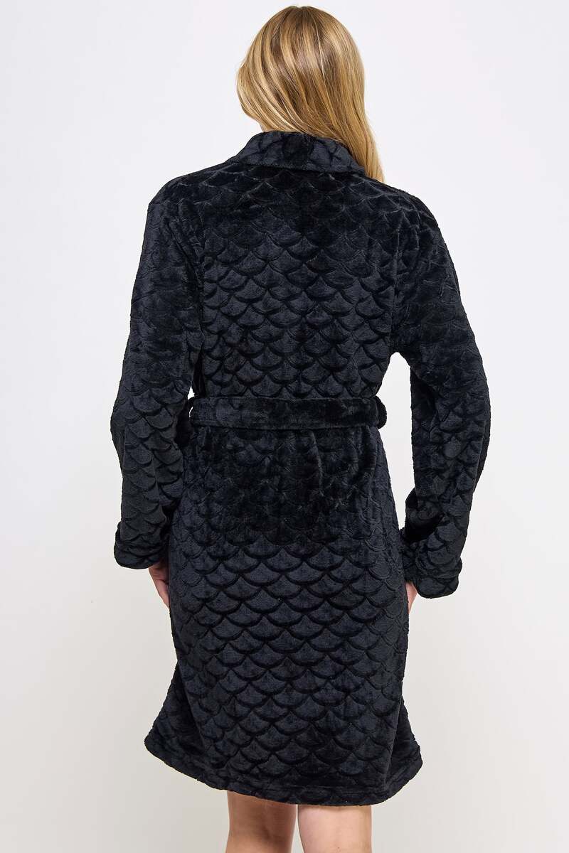 Ariel Robe Black Back