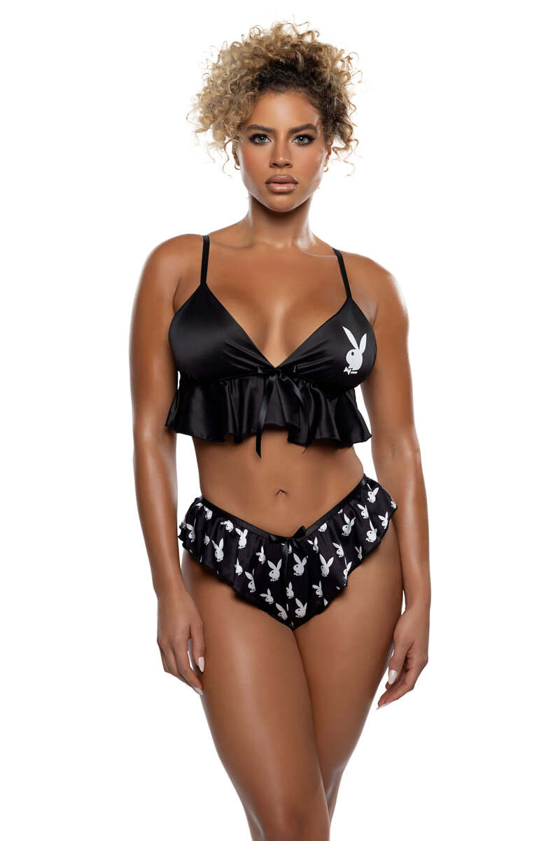 Flutter Bunny Lounge Set Black Front