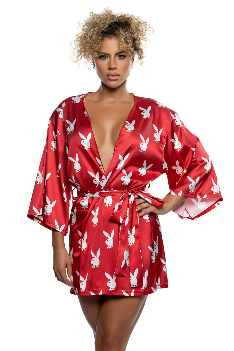 Chill Bunny Robe Red Front