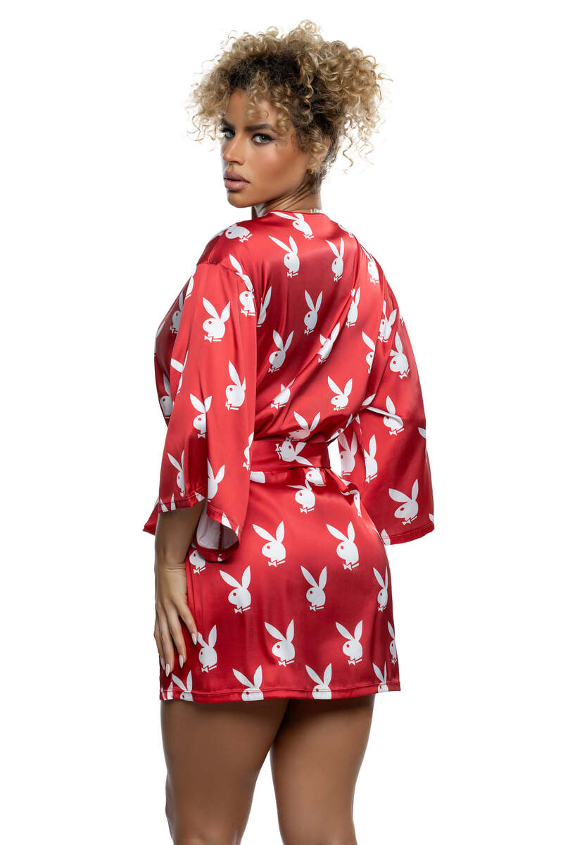 Chill Bunny Robe Red Back