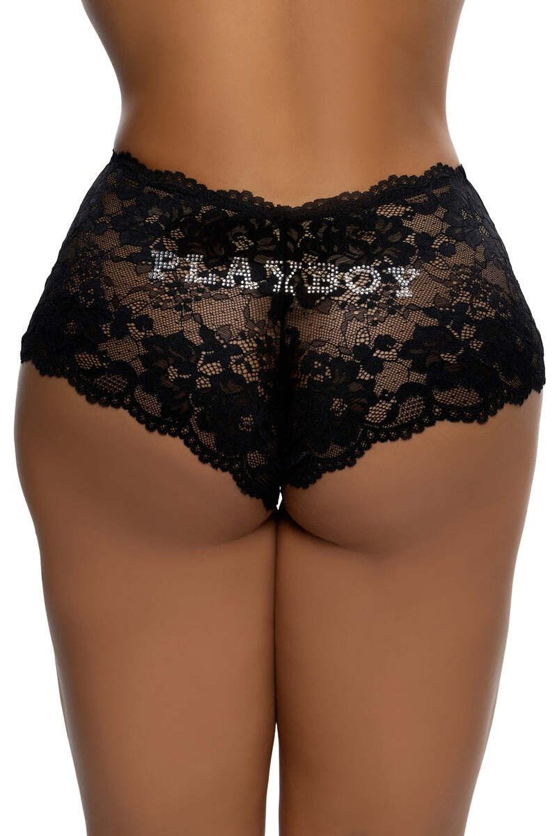 Sweet Cheeks Bunny Panty Black Back