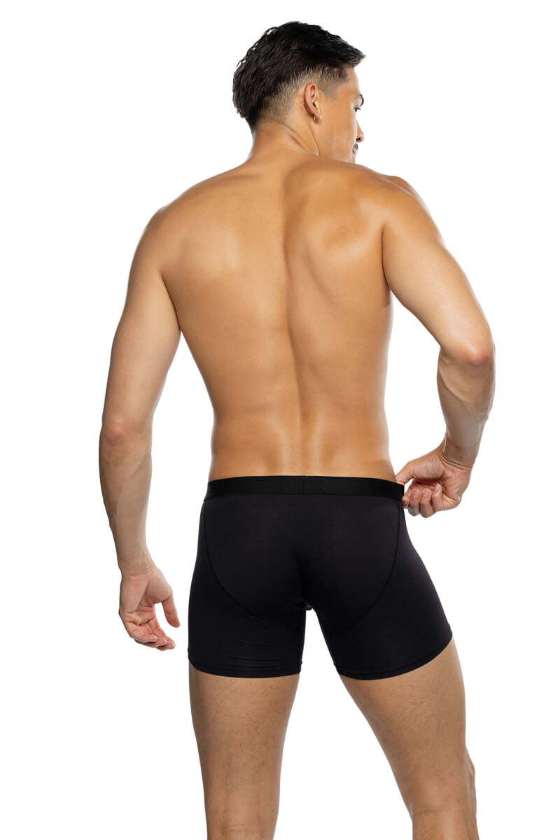 Mens Playboy Boxer Briefs Black Back