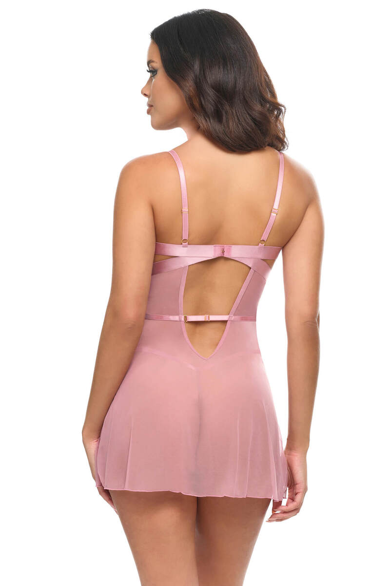Flora Babydoll Lilac Back