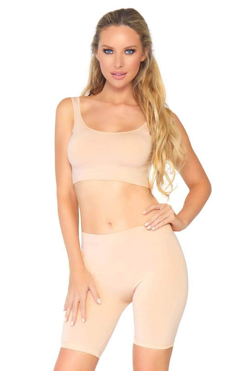 Seamless Top And Shorts Set