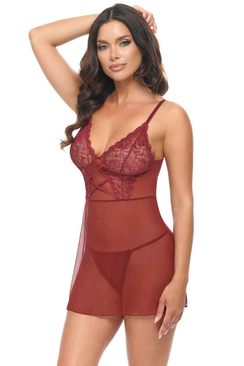 Avery Babydoll Red Side