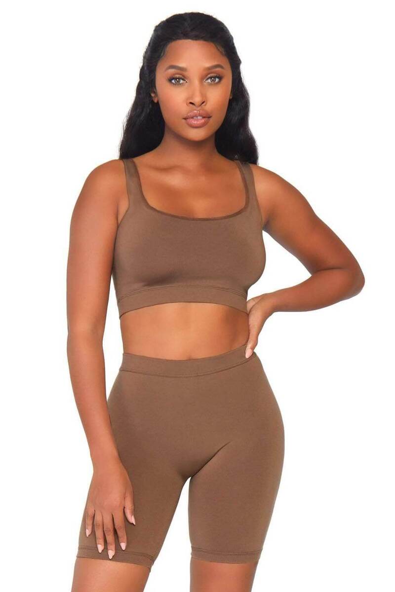 Seamless Top And Shorts Set