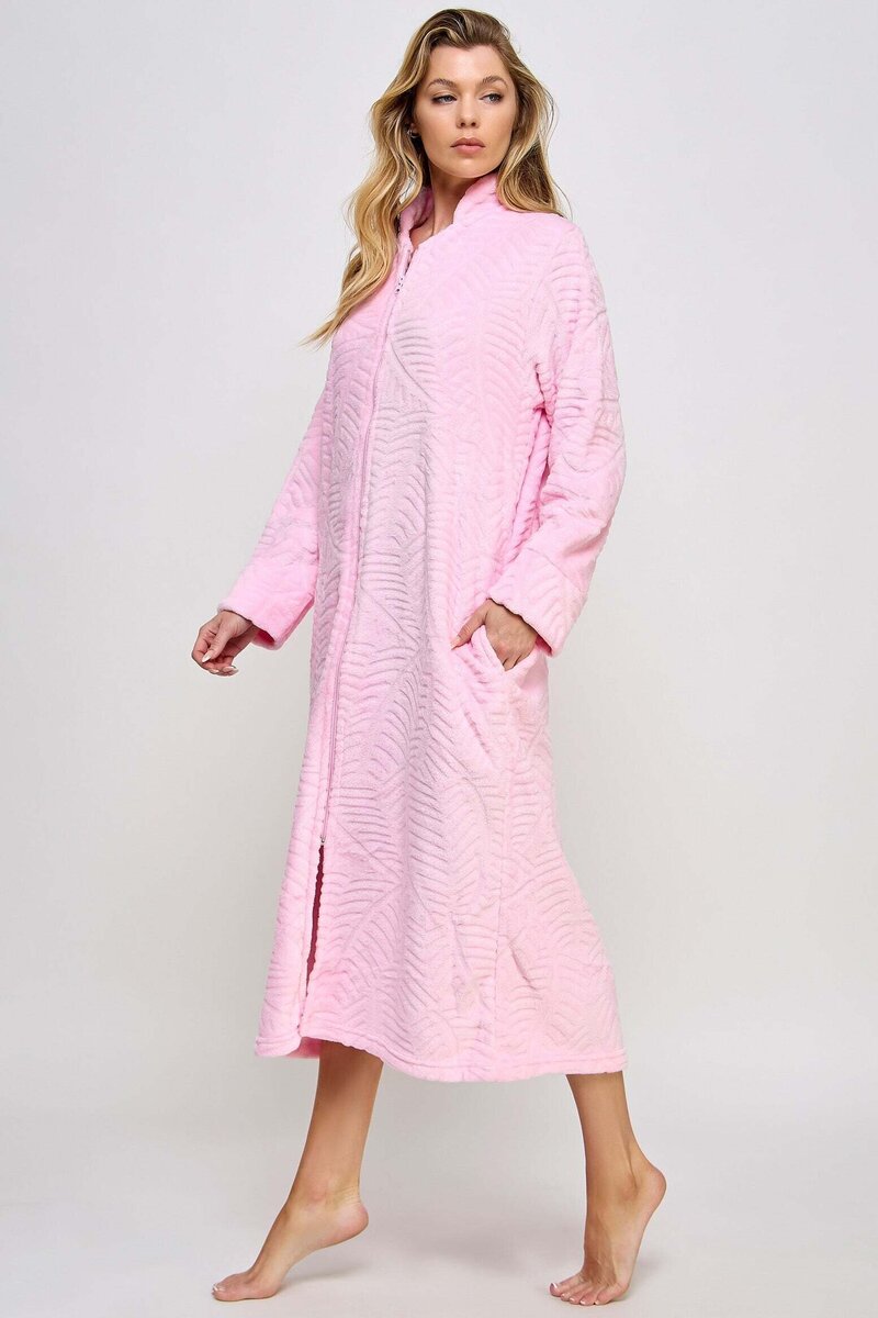Sabrina Robe Pink Front