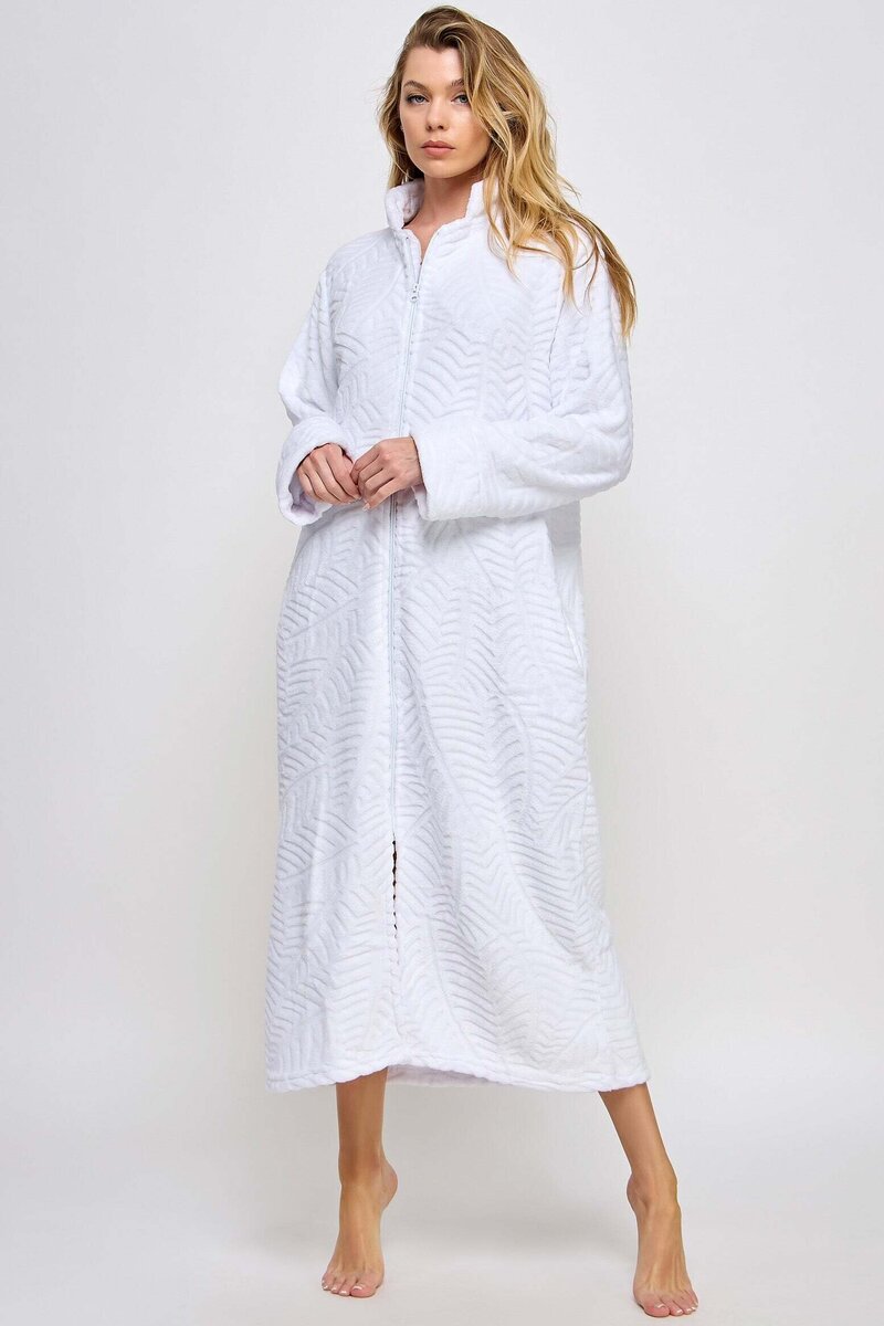 Sabrina Robe White Front