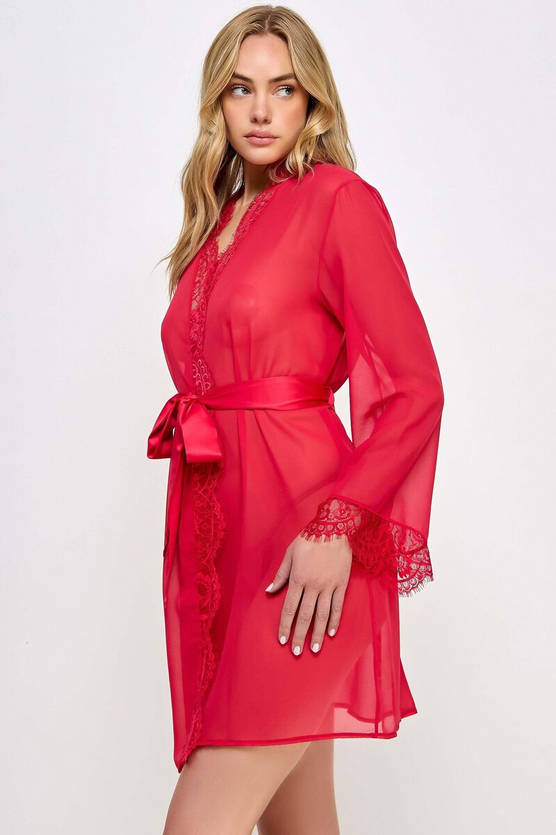 Vivian Robe Red Side