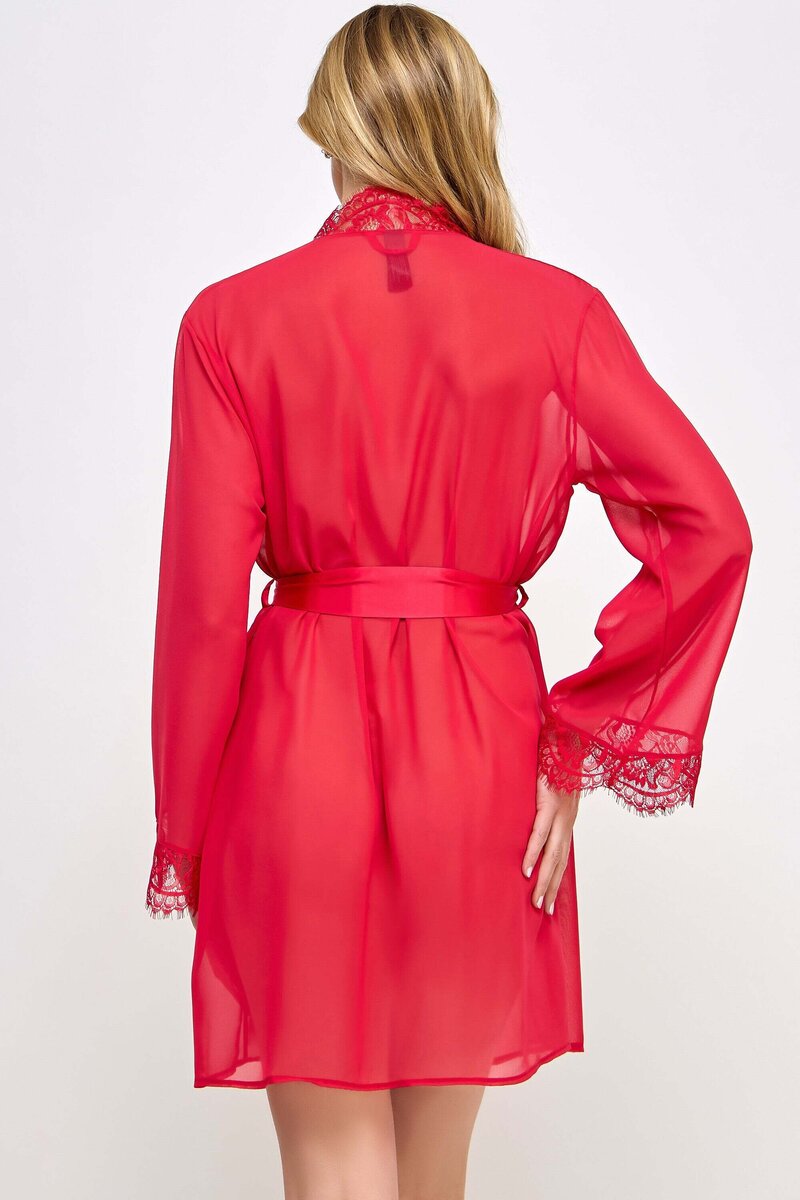Vivian Robe Red Back