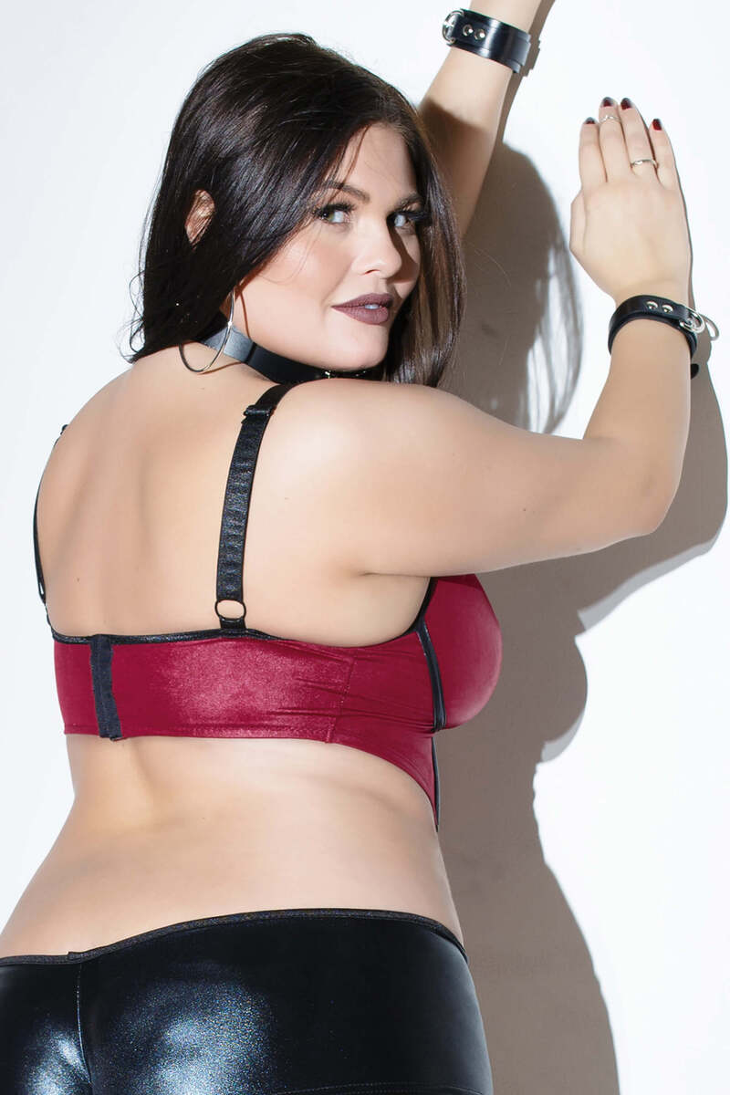 On Fire Plus Size Bra Top