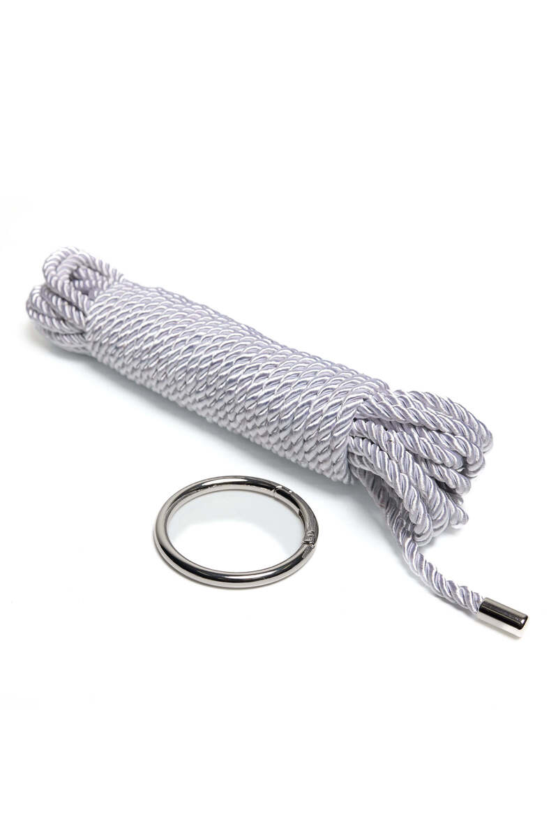 It's Play Time Rope Silver with Ring Detail