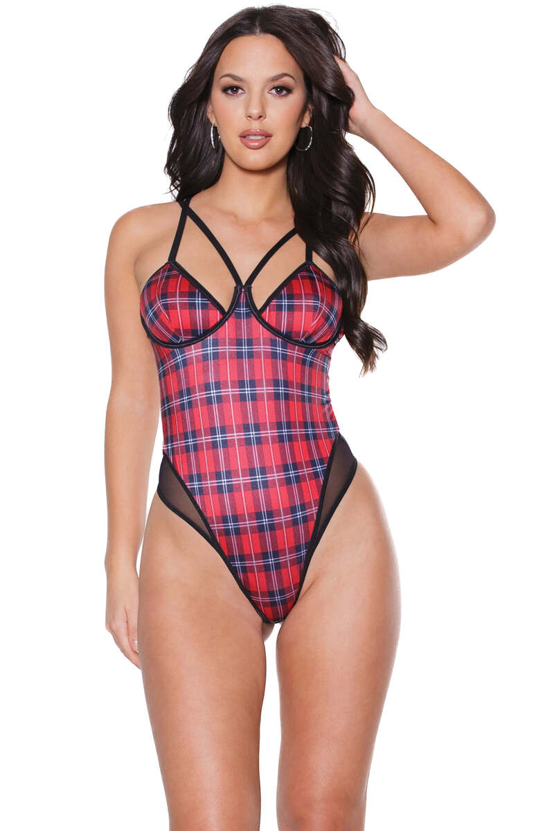 Need You So Plaid Teddy Red Front