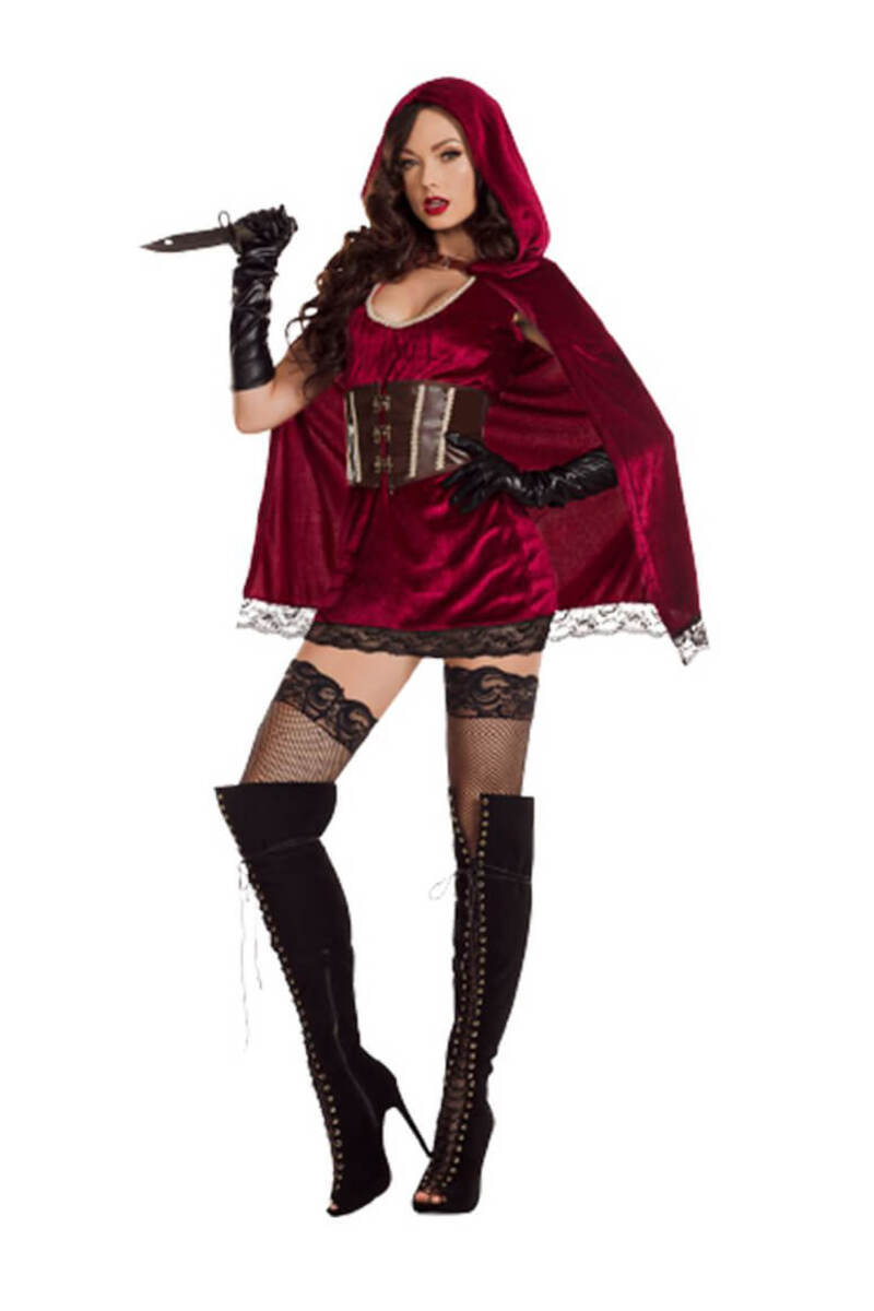 Racy Red Riding Hood Costume Front