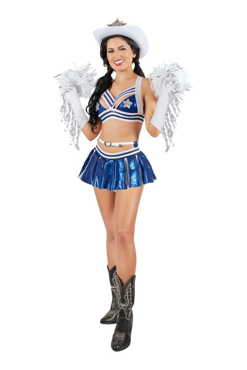 America’s Cowgirl Costume Blue Front