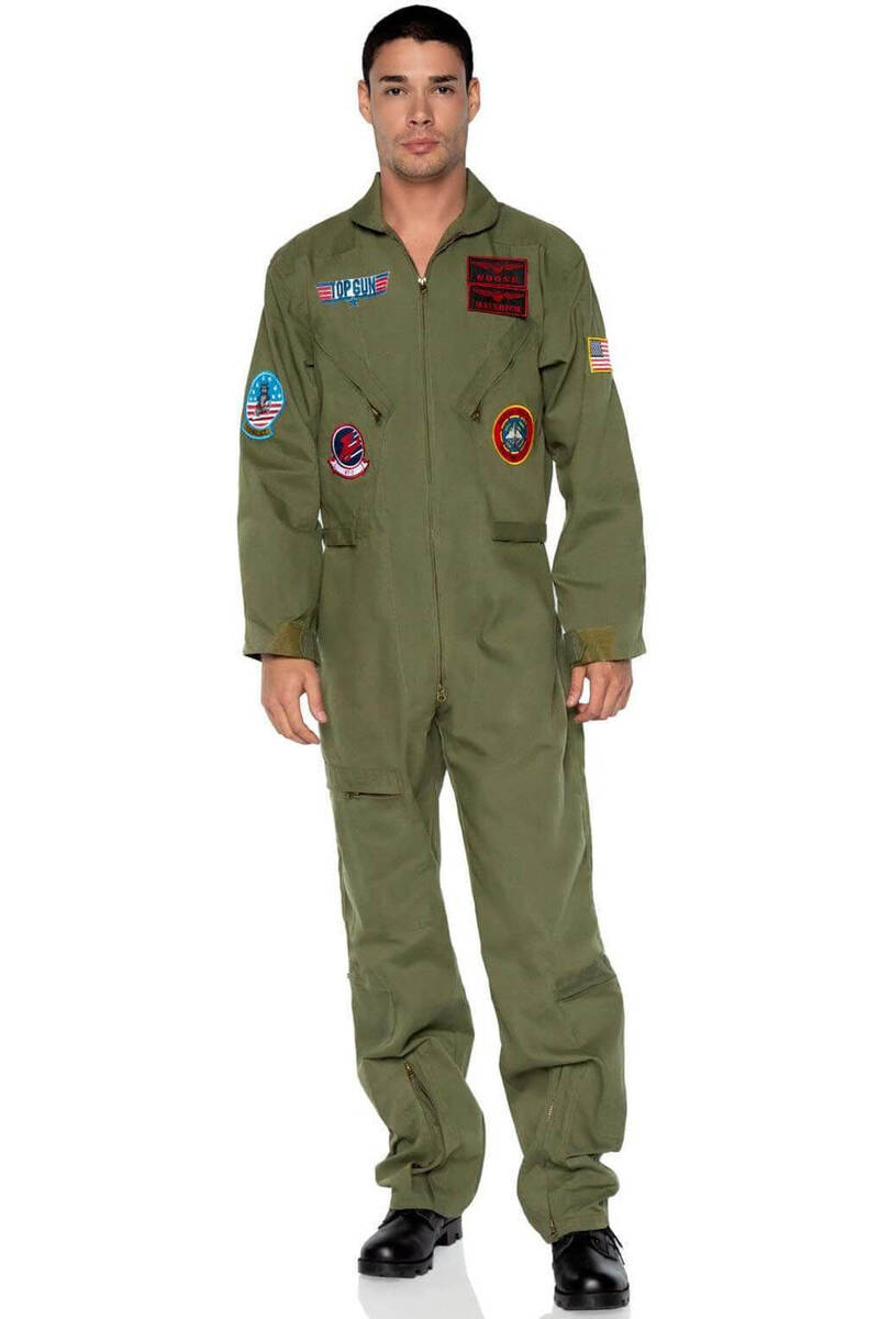 Top Gun Men's Flight Suit Costume