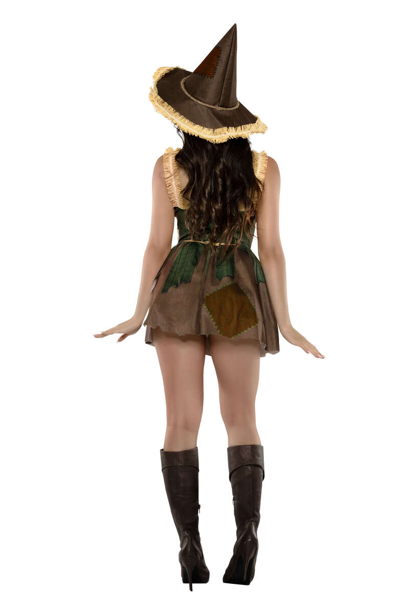 Sweet Scarecrow Costume Back