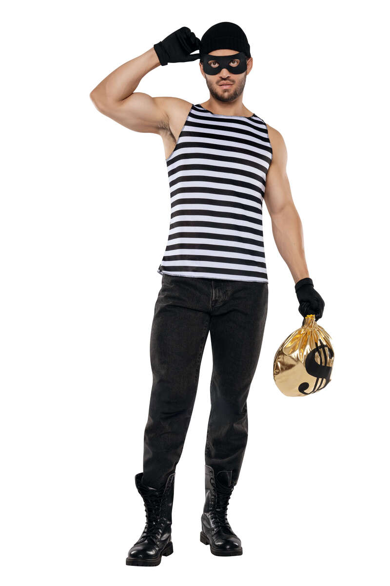 Caught in the Act Burglar Costume Front