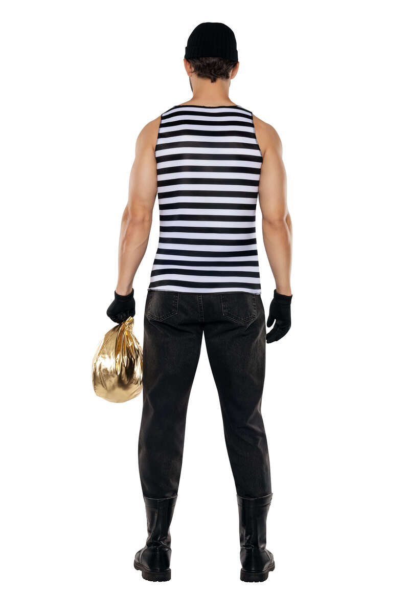 Caught in the Act Burglar Costume Back