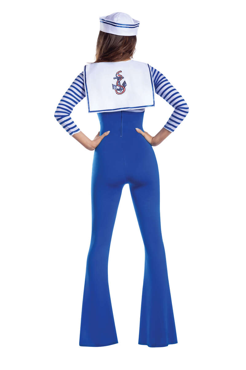 Retro Sailor Costume Back