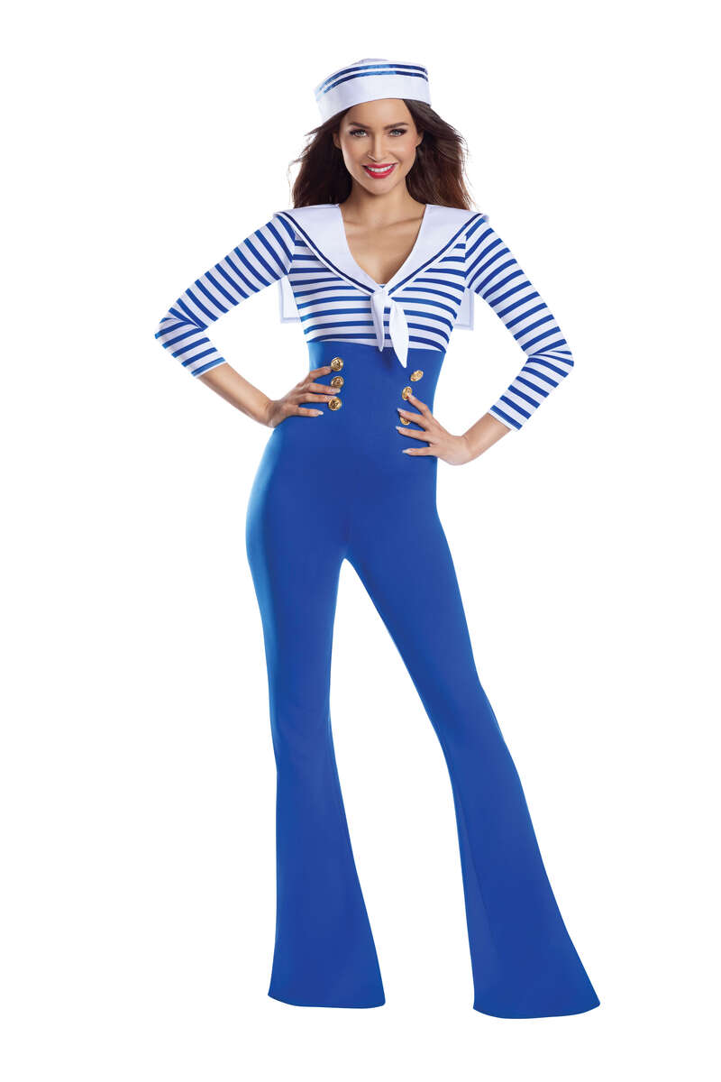 Retro Sailor Costume Front