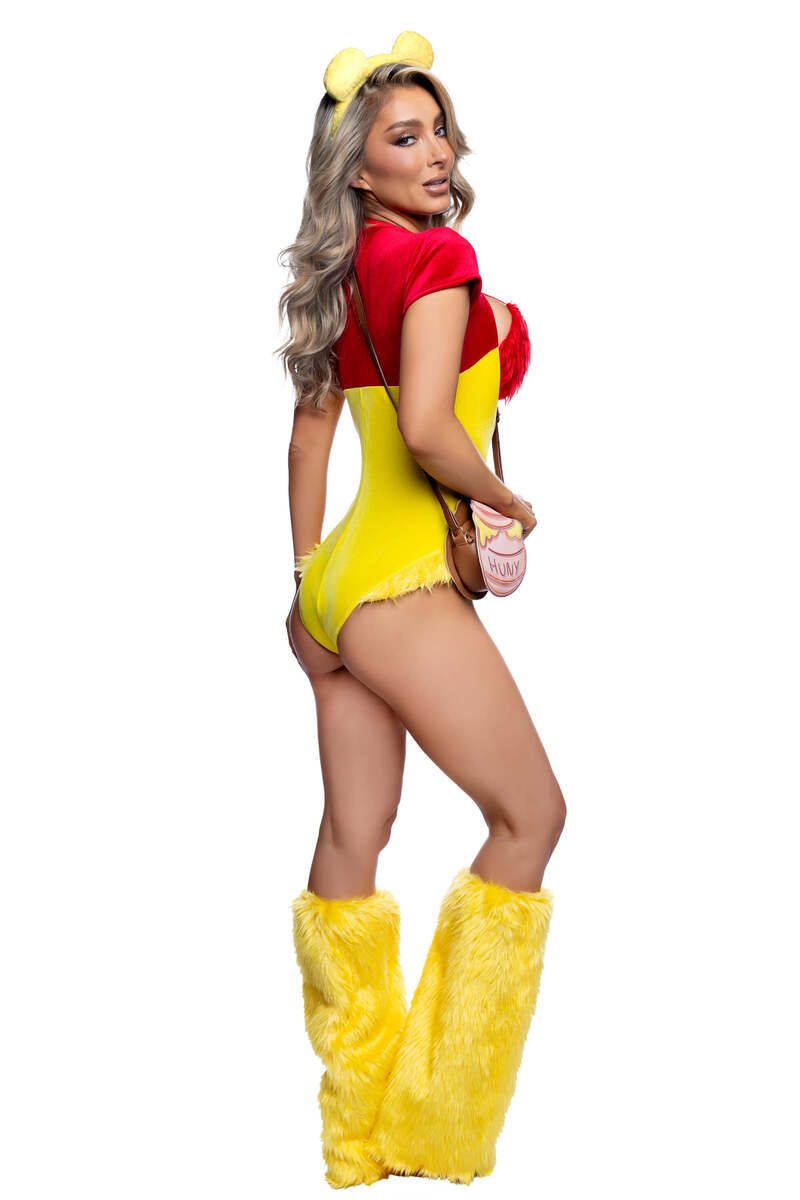 Honey Pot Babe Costume Red Yellow Back