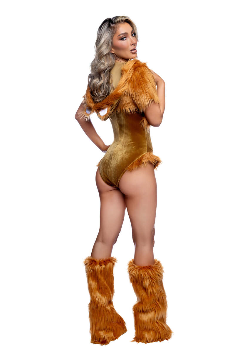 Care A Lot Bear Costume Set Brown Back