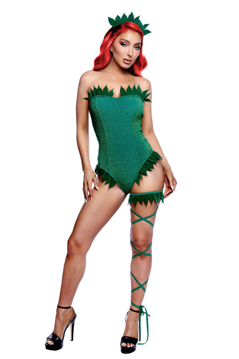 Ivy League Glitter Costume Set Green Front