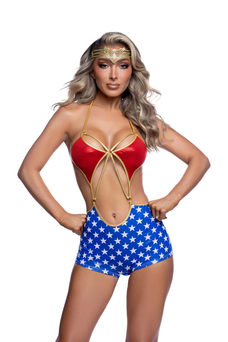 Star-Spangled Hero Costume Set Front