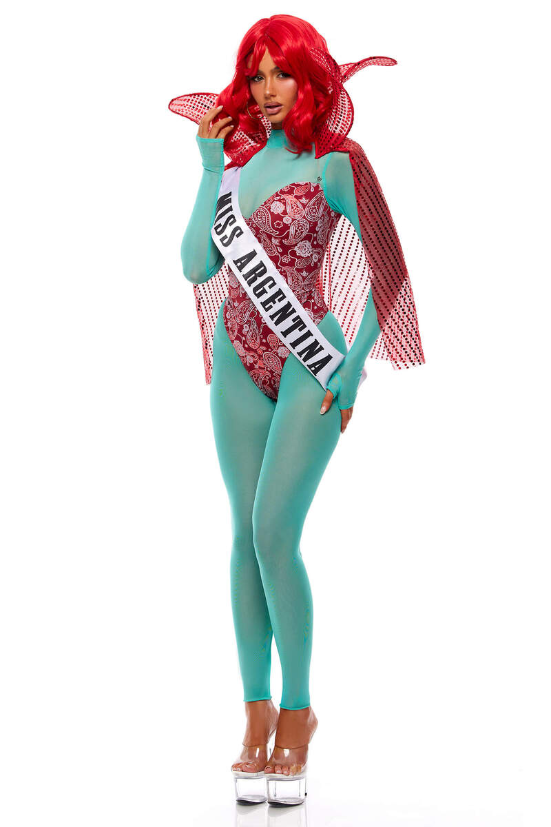 Pageant Afterlife Movie Character Costume Set Red Side