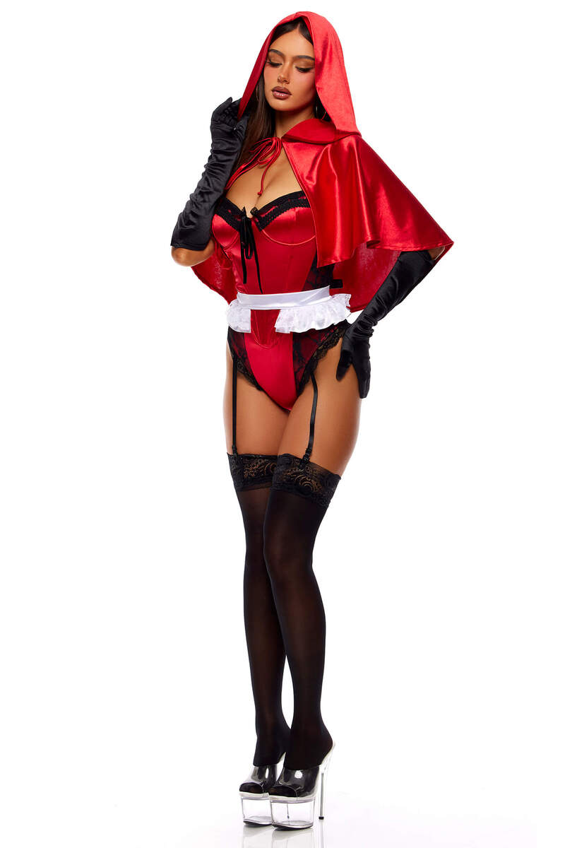 Wolf Bait Storybook Character Costume Set Red Side
