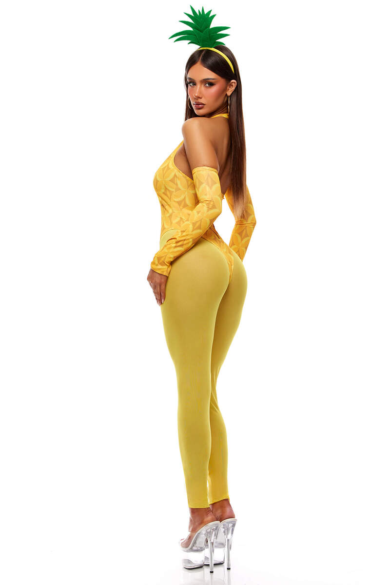 Fine-Apple Fruit Costume Set Yellow Back