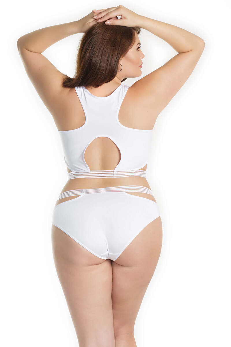 Plus Size Sporty Bra & Panty Set