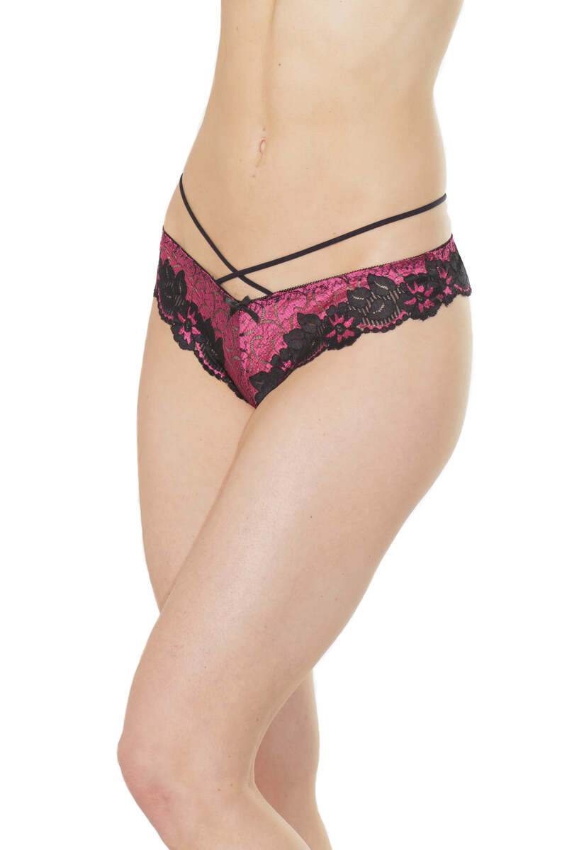 Plus Size Criss Cross Waist Panty